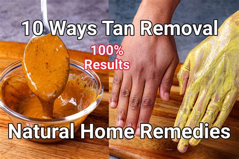 sun tan removal home remedies.